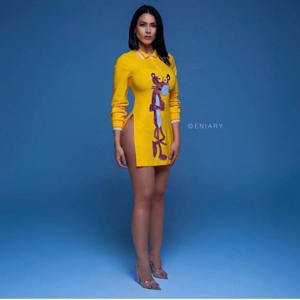 pink panther dress by shane justin